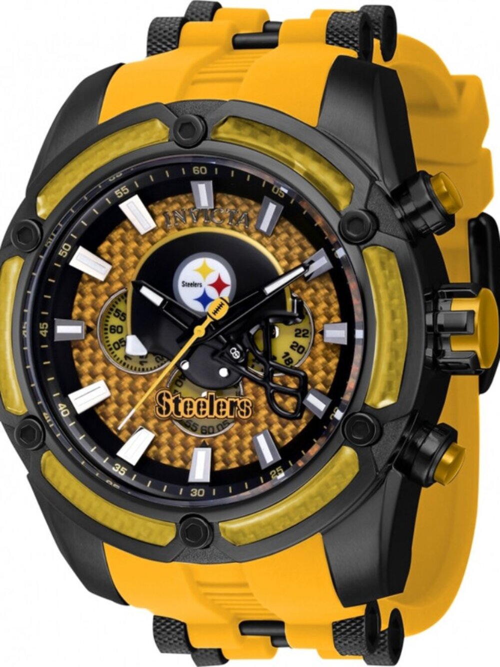 Invicta NFL Pittsburgh Steelers Chronograph Quartz Men's Watch (Model 41869)